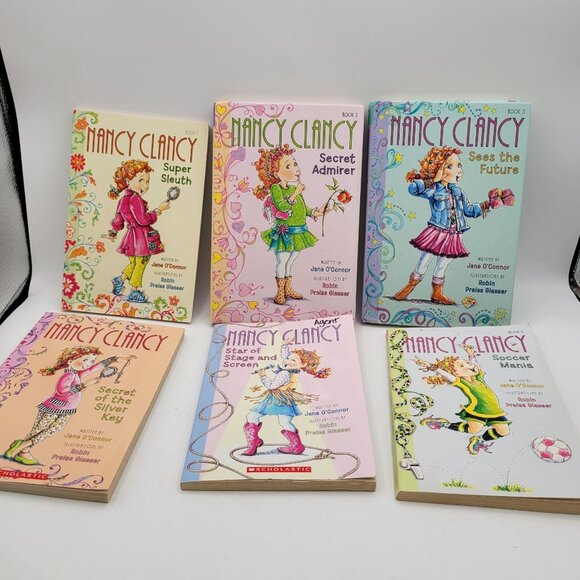 Fancy Nancy Clancy Books by Jane O'Connor Lot 1-6 Chapter Books - CB015 - Picture 1 of 7